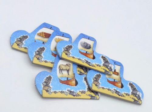 Pack of 5 Catan harbours
